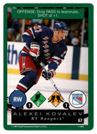 Alexei Kovalev - New York Rangers (NHL Hockey Card) 1995-96 Playoff One on One # 67 Mint