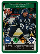 Dave Andreychuk - Toronto Maple Leafs (NHL Hockey Card) 1995-96 Playoff One on One # 93 Mint