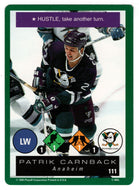 Patrik Carnback - Anaheim Ducks (NHL Hockey Card) 1995-96 Playoff One on One # 111 Mint