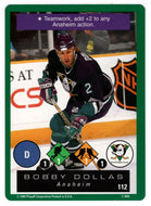 Bobby Dollas - Anaheim Ducks (NHL Hockey Card) 1995-96 Playoff One on One # 112 Mint