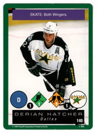 Derian Hatcher - Dallas Stars (NHL Hockey Card) 1995-96 Playoff One on One # 140 Mint
