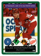 Vladimir Konstantinov - Detroit Red Wings (NHL Hockey Card) 1995-96 Playoff One on One # 145 Mint