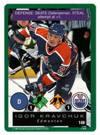 Igor Kravchuk - Edmonton Oilers (NHL Hockey Card) 1995-96 Playoff One on One # 148 Mint