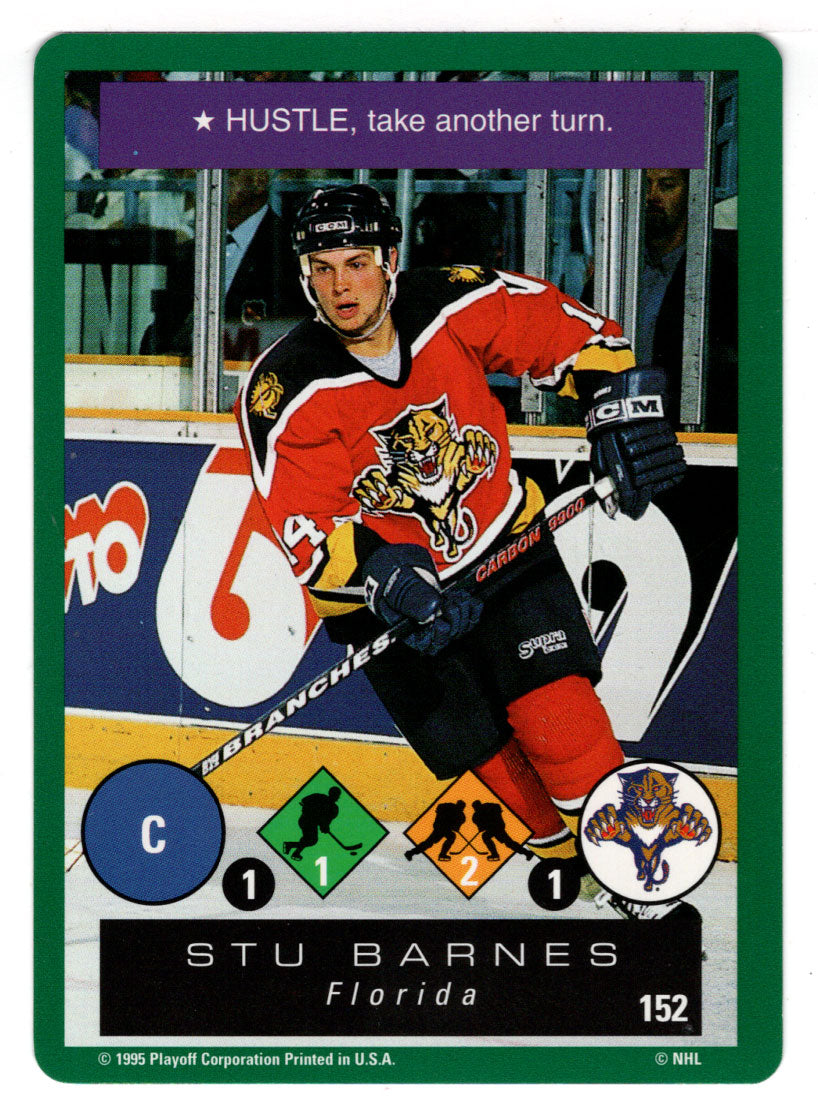 Stu Barnes - Florida Panthers (NHL Hockey Card) 1995-96 Playoff One on One # 152 Mint