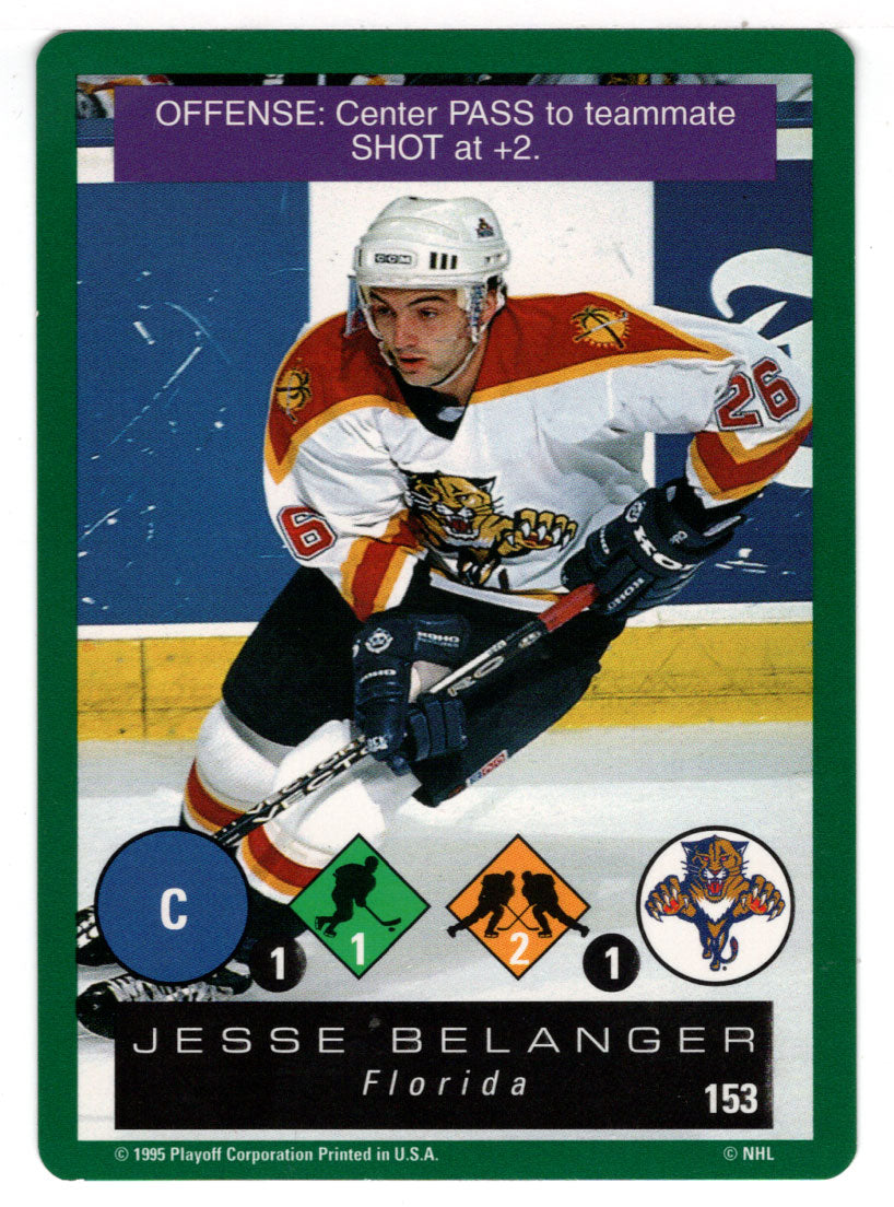 Jesse Belanger - Florida Panthers (NHL Hockey Card) 1995-96 Playoff One on One # 153 Mint