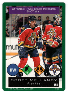 Scott Mellanby - Florida Panthers (NHL Hockey Card) 1995-96 Playoff One on One # 154 Mint