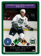 Adam Burt - Hartford Whalers (NHL Hockey Card) 1995-96 Playoff One on One # 155 Mint