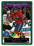 Lyle Odelein - Montreal Canadiens (NHL Hockey Card) 1995-96 Playoff One on One # 165 Mint