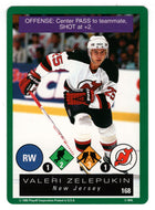 Valeri Zelepukin - New Jersey Devils (NHL Hockey Card) 1995-96 Playoff One on One # 168 Mint