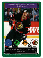 Alexandre Daigle - Ottawa Senators (NHL Hockey Card) 1995-96 Playoff One on One # 178 Mint
