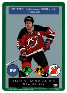 John MacLean - New Jersey Devils (NHL Hockey Card) 1995-96 Playoff One on One # 278 Mint