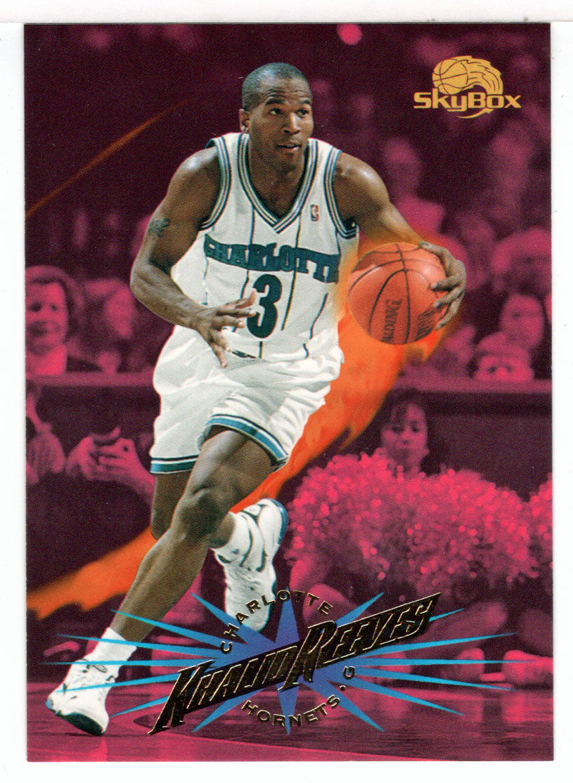 Khalid Reeves - Charlotte Hornets (NBA Basketball Card) 1995-96 SkyBox Premium # 156 Mint