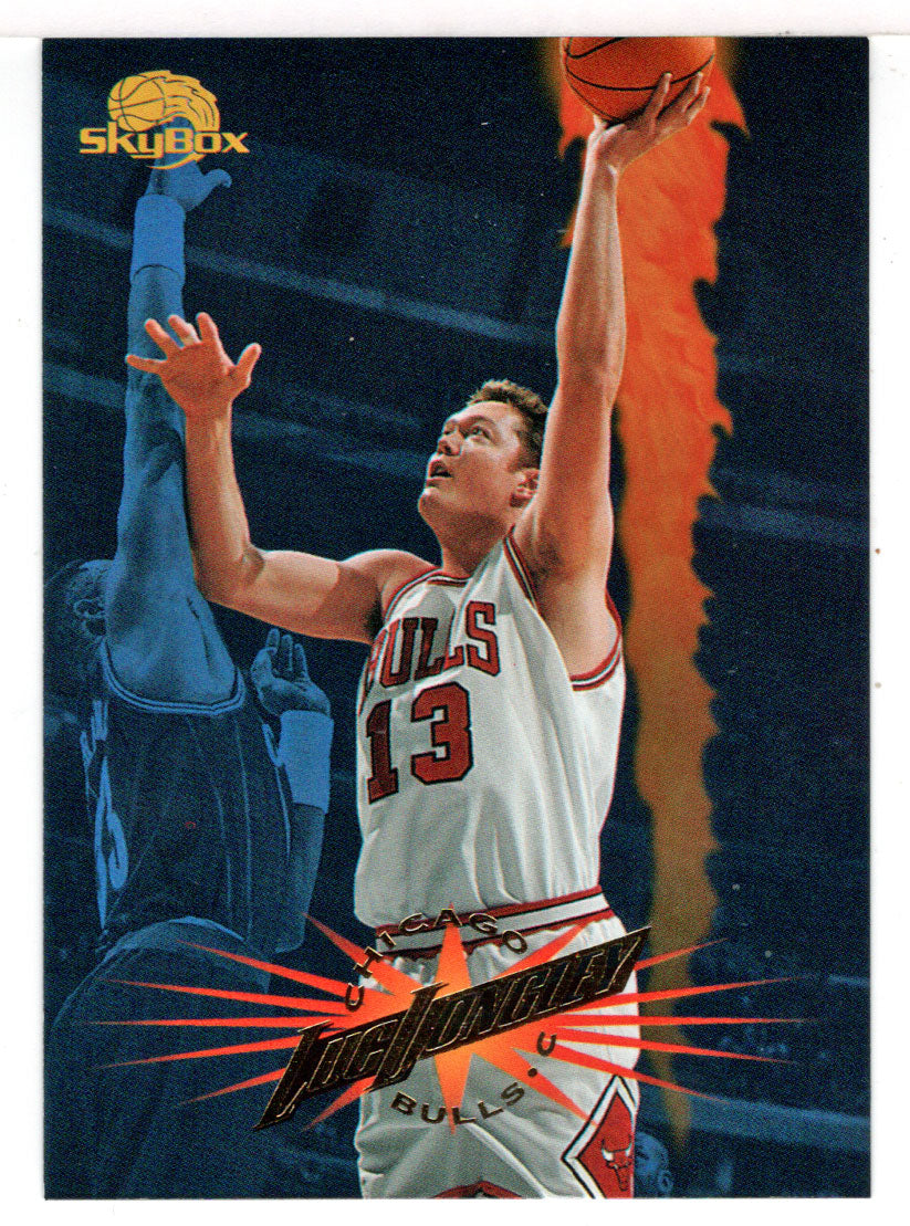 Luc Longley - Chicago Bulls (NBA Basketball Card) 1995-96 SkyBox Premium # 158 Mint