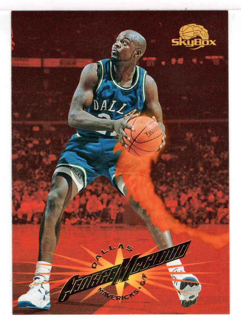 George McCloud - Dallas Mavericks (NBA Basketball Card) 1995-96 SkyBox Premium # 165 Mint