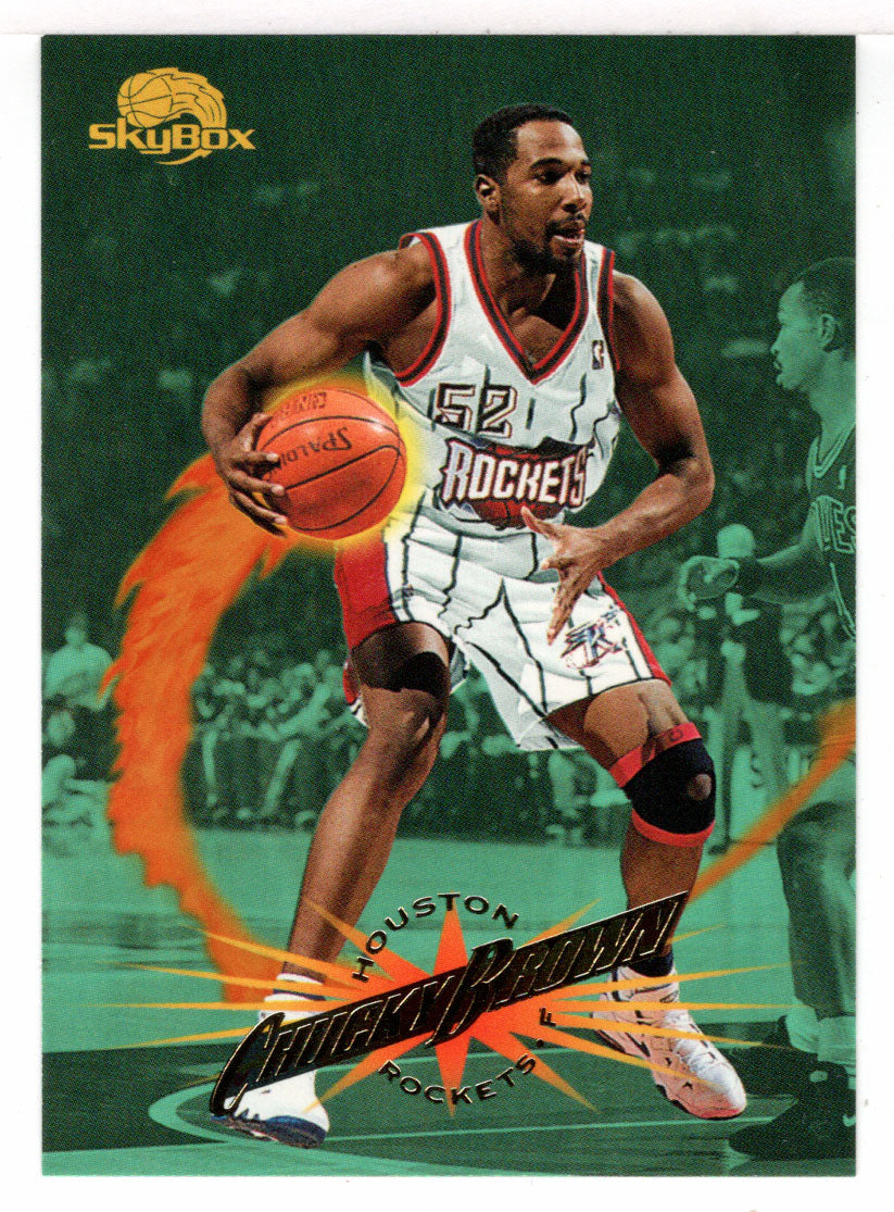 Chucky Brown - Houston Rockets (NBA Basketball Card) 1995-96 SkyBox Premium # 173 Mint