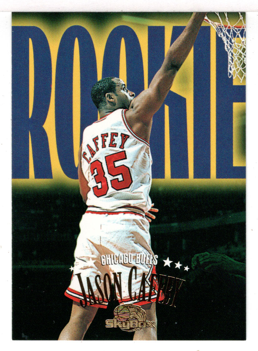 Jason Caffey RC - Chicago Bulls (NBA Basketball Card) 1995-96 SkyBox Premium # 222 Mint