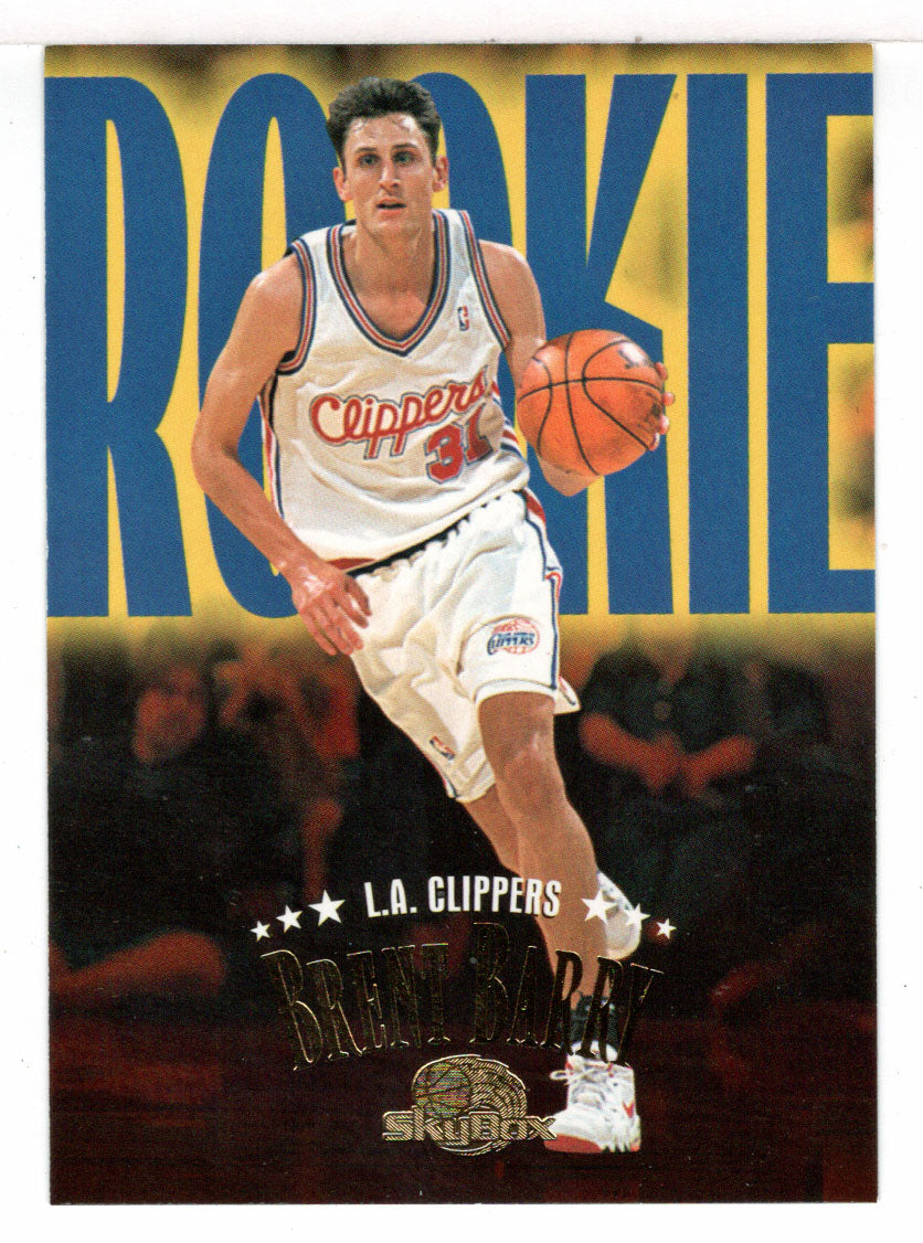 Brent Barry RC - Los Angeles Clippers (NBA Basketball Card) 1995-96 SkyBox Premium # 229 Mint