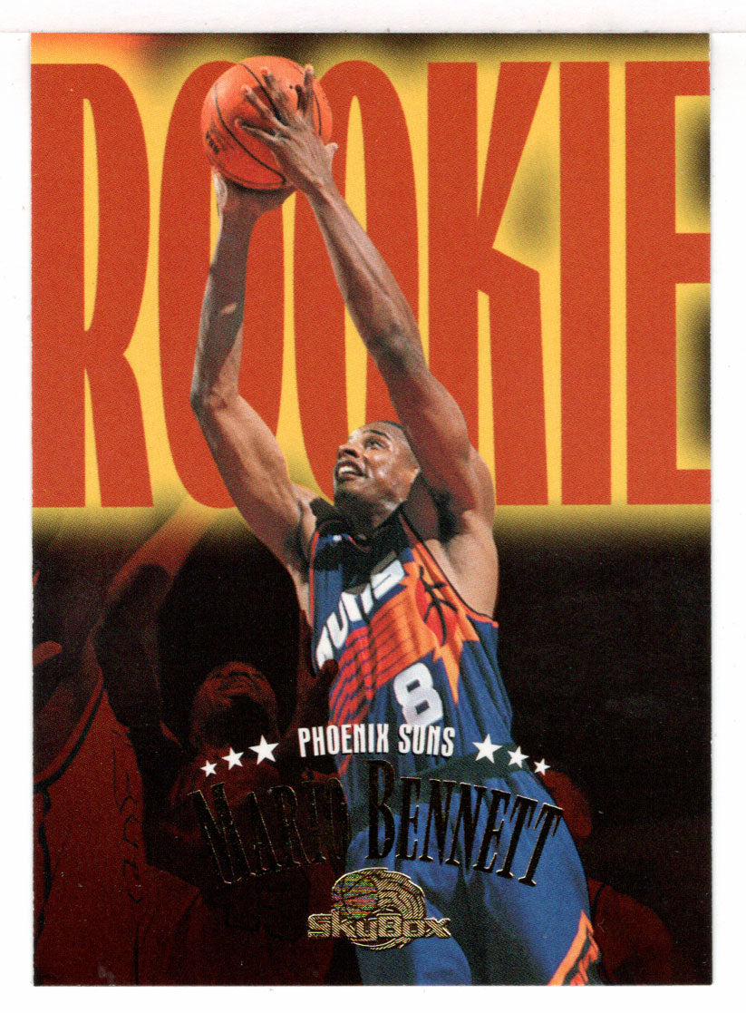 Mario Bennett RC - Phoenix Suns (NBA Basketball Card) 1995-96 SkyBox Premium # 237 Mint