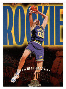 Greg Ostertag RC - Utah Jazz (NBA Basketball Card) 1995-96 SkyBox Premium # 245 Mint