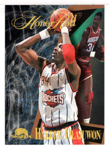 Hakeem Olajuwon - Houston Rockets - Honor Roll (NBA Basketball Card) 1995-96 SkyBox Premium # 257 Mint