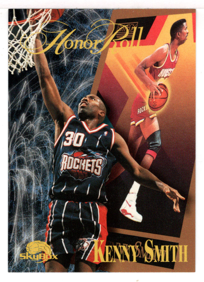 Kenny Smith - Houston Rockets - Honor Roll (NBA Basketball Card) 1995-96 SkyBox Premium # 258 Mint