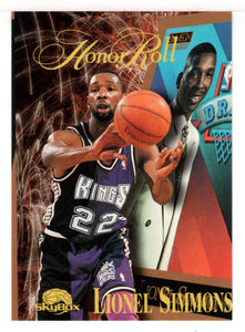 Lionel Simmons - Sacramento Kings - Honor Roll (NBA Basketball Card) 1995-96 SkyBox Premium # 272 Mint