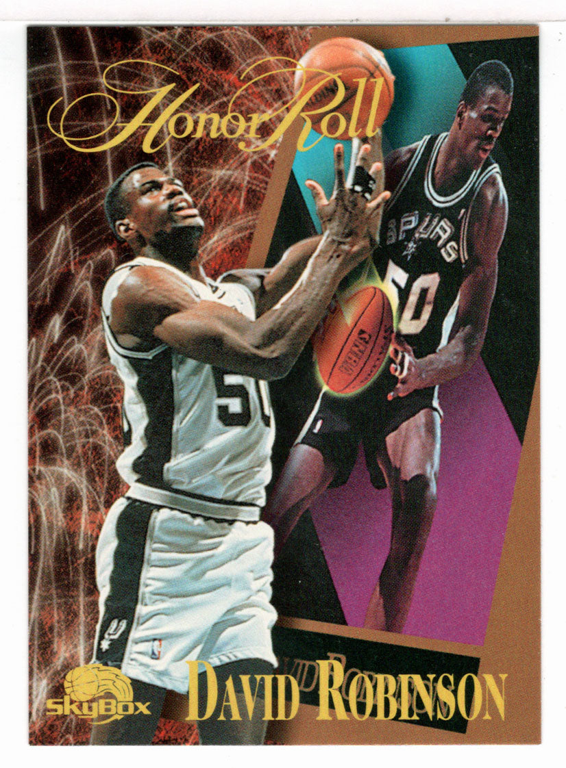 David Robinson - San Antonio Spurs - Honor Roll (NBA Basketball Card) 1995-96 SkyBox Premium # 273 Mint