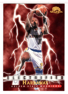 Tim Hardaway - Miami Heat - Electrified (NBA Basketball Card) 1995-96 SkyBox Premium # 284 Mint