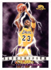 Cedric Ceballos - Los Angeles Lakers - Electrified (NBA Basketball Card) 1995-96 SkyBox Premium # 286 Mint