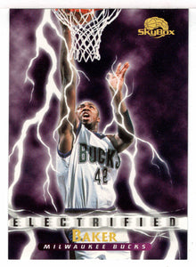 Vin Baker - Milwaukee - Electrified (NBA Basketball Card) 1995-96 SkyBox Premium # 289 Mint