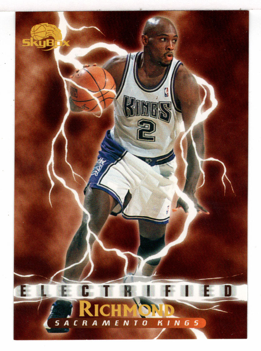 Mitch Richmond - Sacramento Kings - Electrified (NBA Basketball Card) 1995-96 SkyBox Premium # 296 Mint