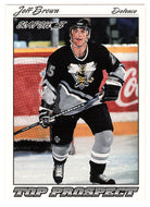 Jeff Brown - Top Prospect (OHL Hockey Card) 1995-96 Slapshot OHL # 439 Mint