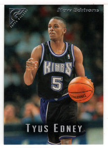Tyus Edney RC - Sacramento Kings (NBA Basketball Card) 1995-96 Topps Gallery # 38 Mint