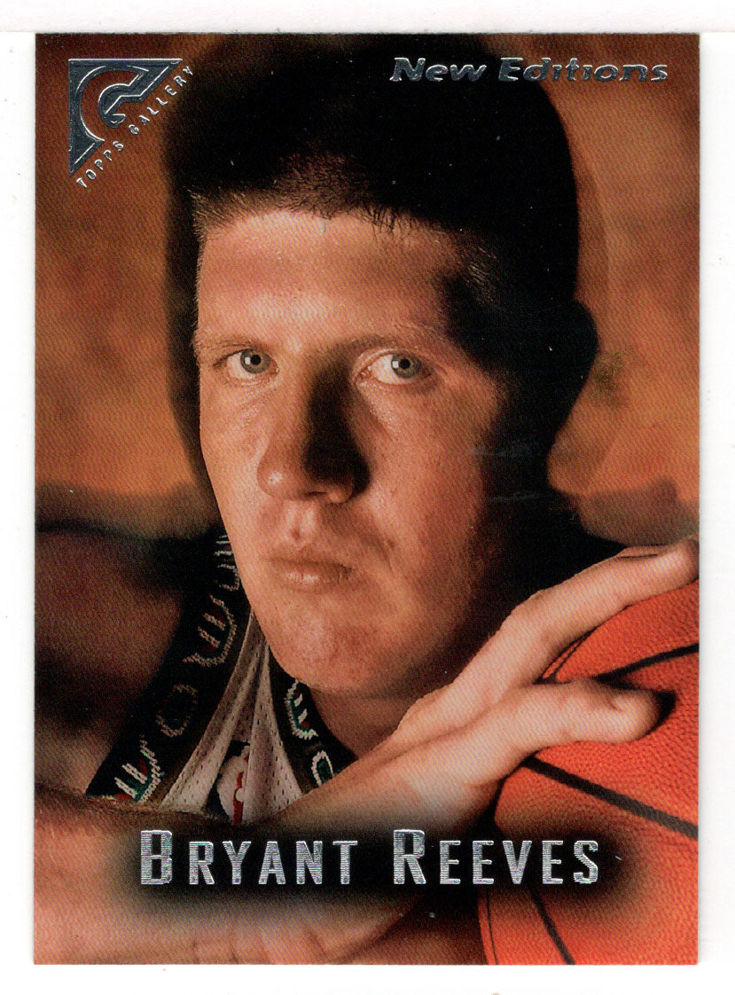 Bryant Reeves RC - Vancouver Grizzlies (NBA Basketball Card) 1995-96 Topps Gallery # 44 Mint