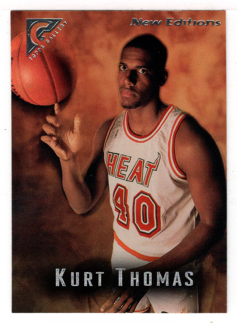 Kurt Thomas RC - Miami Heat (NBA Basketball Card) 1995-96 Topps Gallery # 54 Mint