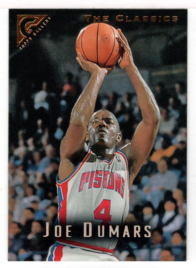Joe Dumars - Detroit Pistons (NBA Basketball Card) 1995-96 Topps Gallery # 69 Mint