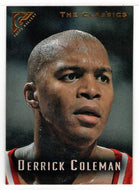 Derrick Coleman - Philadelphia 76ers (NBA Basketball Card) 1995-96 Topps Gallery # 73 Mint