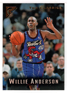 Willie Anderson - New York Knicks (NBA Basketball Card) 1995-96 Topps Gallery # 91 Mint