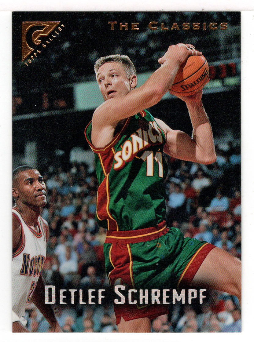Detlef Schrempf - Seattle SuperSonics (NBA Basketball Card) 1995-96 Topps Gallery # 115 Mint