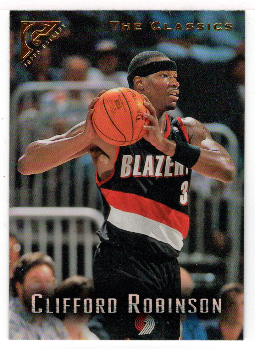 Clifford Robinson - Portland Trail Blazers (NBA Basketball Card) 1995-96 Topps Gallery # 120 Mint