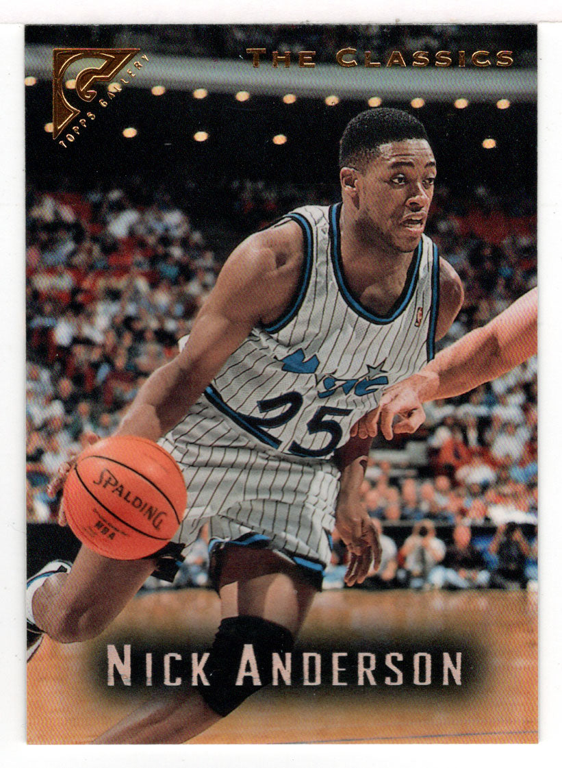 Nick Anderson - Orlando Magic (NBA Basketball Card) 1995-96 Topps Gallery # 125 Mint