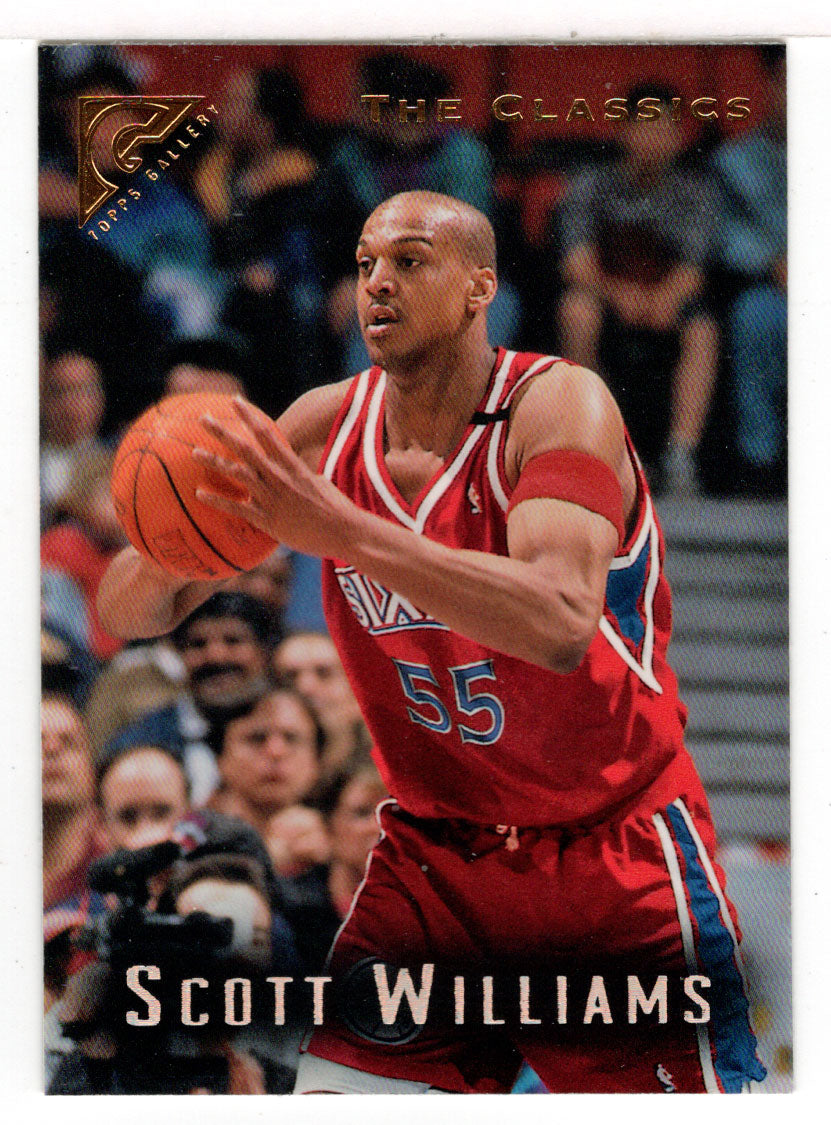 Scott Williams - Philadelphia 76ers (NBA Basketball Card) 1995-96 Topps Gallery # 127 Mint