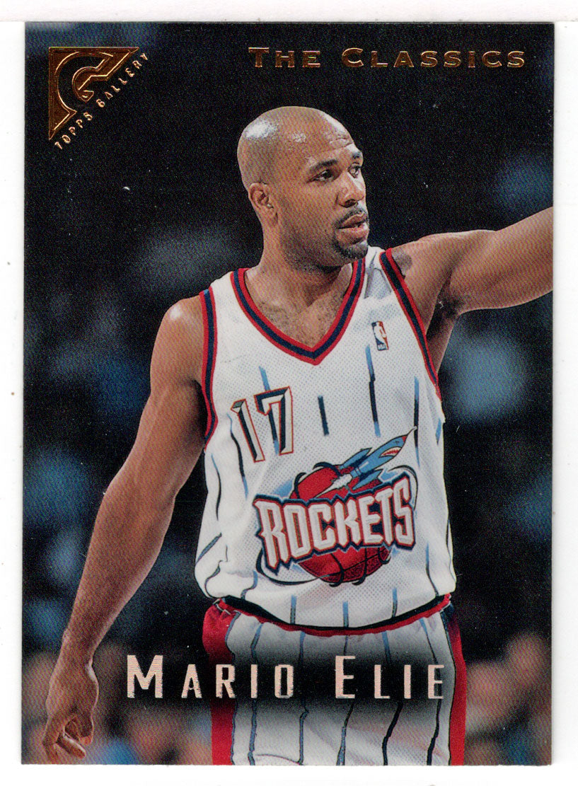Mario Elie - Houston Rockets (NBA Basketball Card) 1995-96 Topps Gallery # 132 Mint