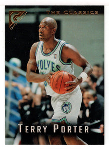 Terry Porter - Minnesota Timberwolves (NBA Basketball Card) 1995-96 Topps Gallery # 134 Mint