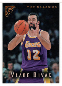 Vlade Divac - Los Angeles Lakers (NBA Basketball Card) 1995-96 Topps Gallery # 140 Mint