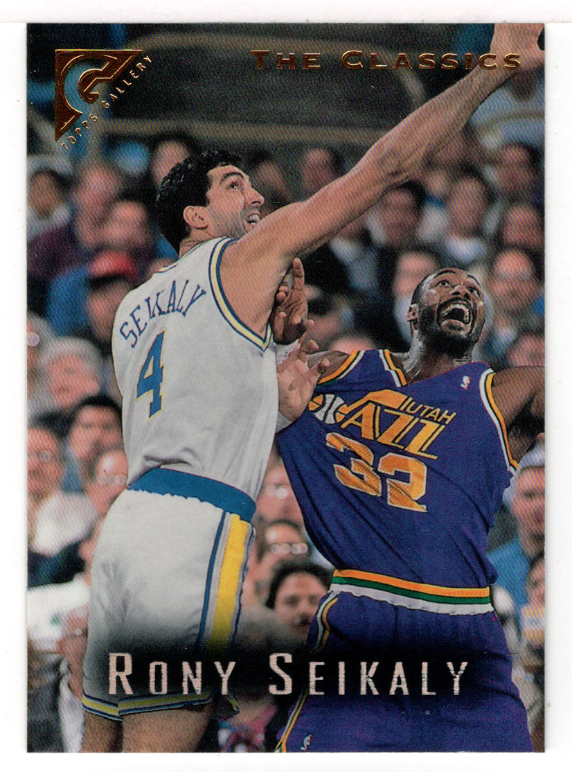 Rony Seikaly - Golden State Warriors (NBA Basketball Card) 1995-96 Topps Gallery # 142 Mint