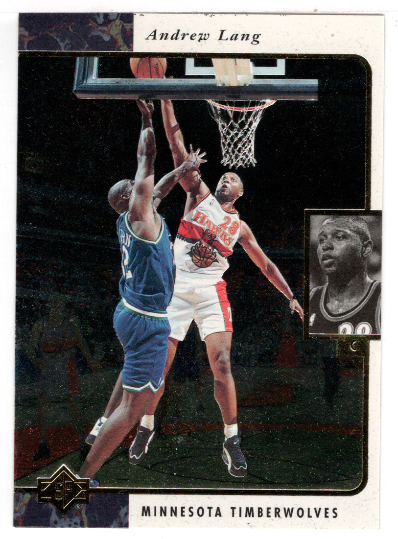 Andrew Lang - Atlanta Hawks (NBA Basketball Card) 1995-96 Upper Deck SP # 3 Mint