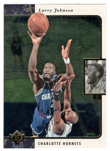 Larry Johnson - Charlotte Hornets (NBA Basketball Card) 1995-96 Upper Deck SP # 16 Mint