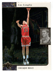 Luc Longley - Chicago Bulls (NBA Basketball Card) 1995-96 Upper Deck SP # 20 Mint