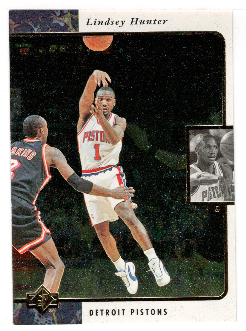 Lindsey Hunter - Detroit Pistons (NBA Basketball Card) 1995-96 Upper Deck SP # 41 Mint